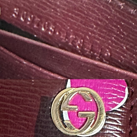 💯Authentic Gucci Heart Prints Long Wallet 🍀 - Picture 8 of 12